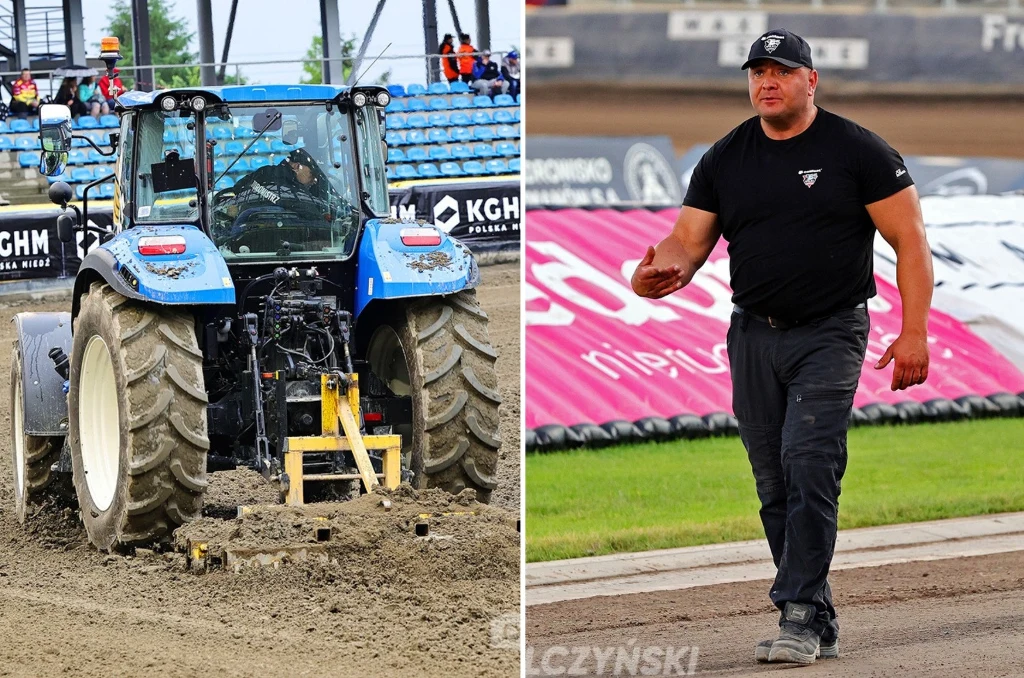 Grzegorz Węglarz w akcji. Traktor to jego narzędzie pracy. Grzegorz Węglarz w akcji. Traktor to jego narzędzie pracy.