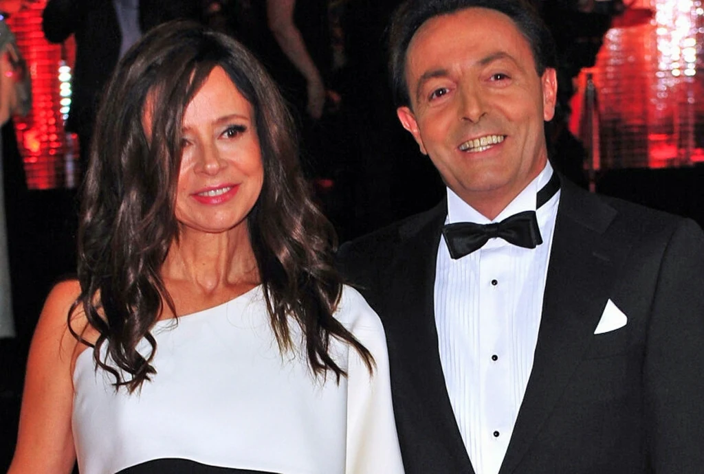 Michel Moran z żoną Haliną na balu Fundacji TVN w 2015 roku.