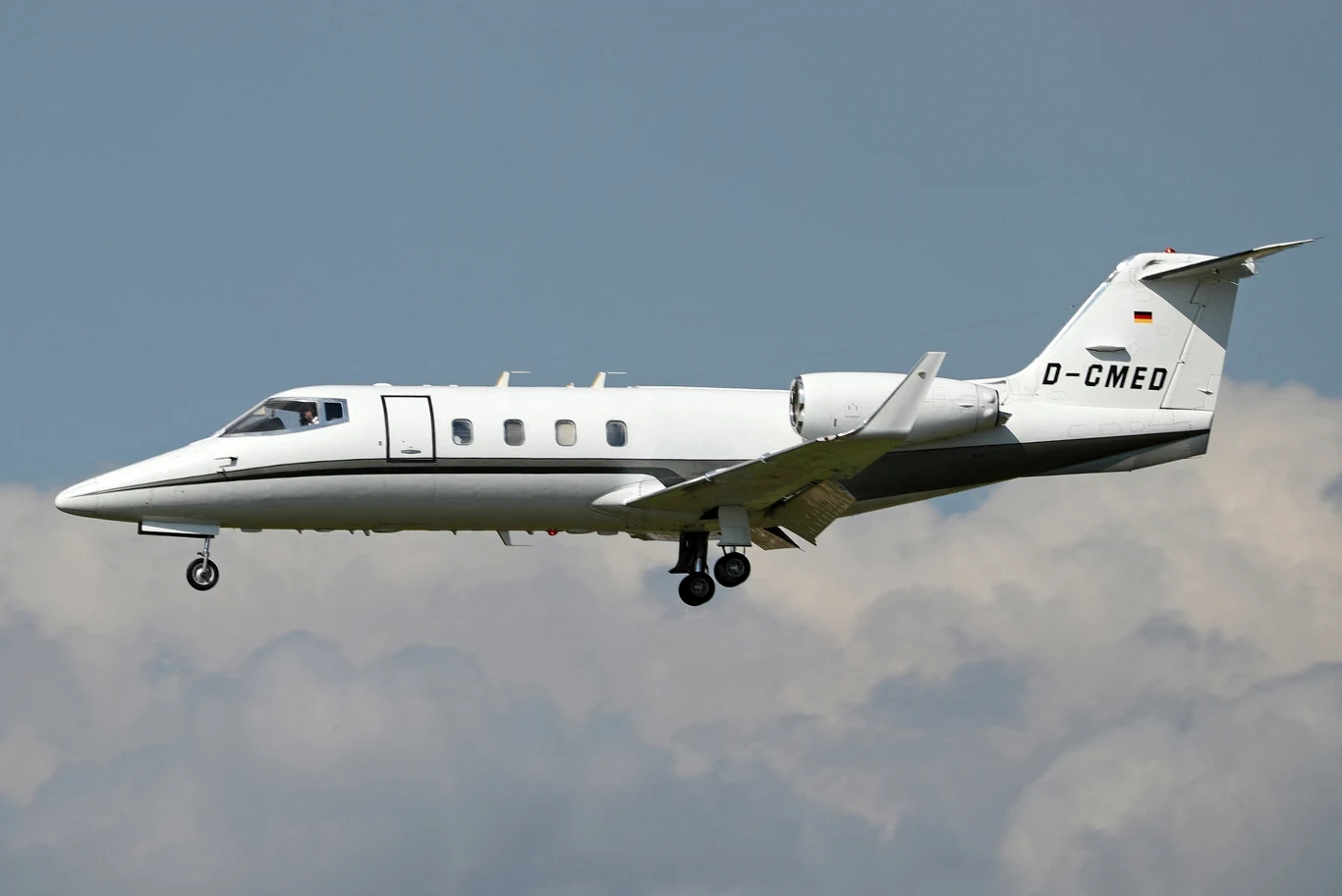 Samolot Learjet 55, jaki rozbił się w Filadelfii / zdj. ilustracyjne