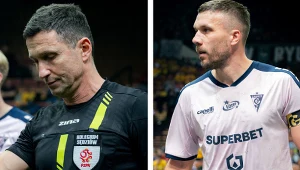 Skandaliczne zachowanie Lukasa Podolskiego. "Ewidentnie na czerwoną kartkę"