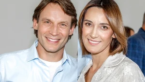 Tomasz Wolny z żoną