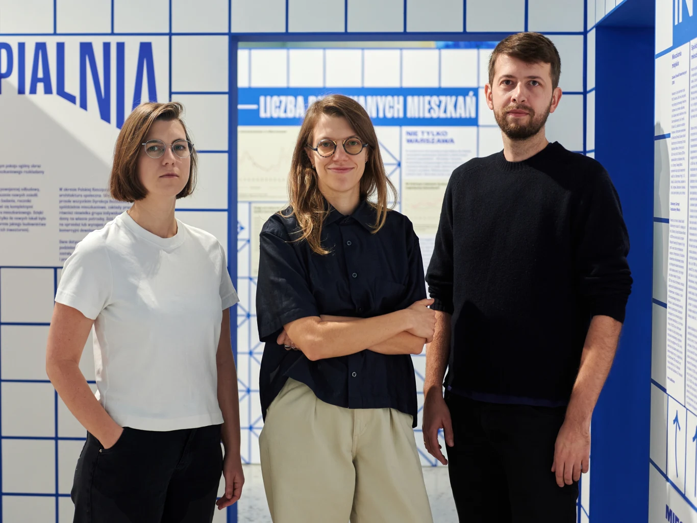 Zespół kuratorski wystawy: Milena Trzcińska, Zofia Piotrowska, Łukasz Stępnik,