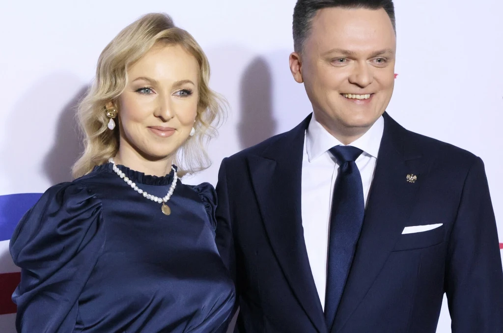 Szymon Hołownia z żoną Szymon Hołownia z żoną