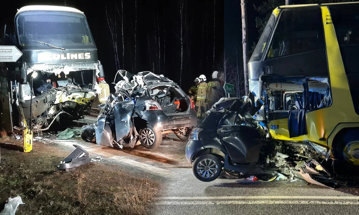 Tragiczny wypadek w Brodach. Straż pożarna pokazała zdjęcia Tragiczny wypadek w Brodach. Straż pożarna pokazała zdjęcia