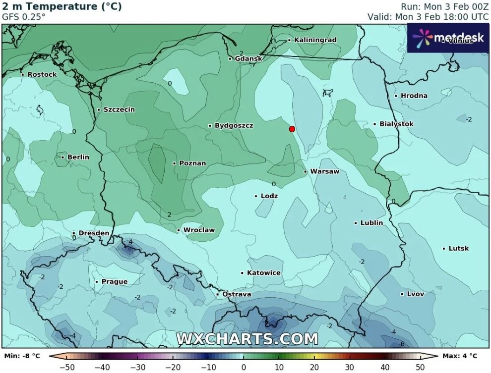 Poniedziałek przyniesie wyraźne ochłodzenie. Na południu miejscami nawet w ciągu dnia może panować lekki mróz Poniedziałek przyniesie wyraźne ochłodzenie. Na południu miejscami nawet w ciągu dnia może panować lekki mróz