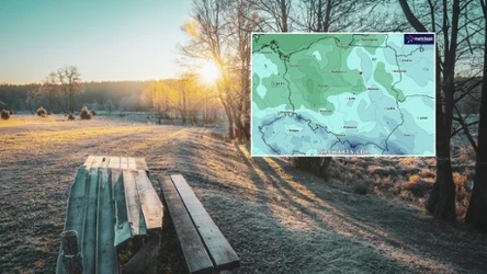 Poniedziałek będzie chłodny, a miejscami na południu nawet mroźny. Śniegu będzie jednak bardzo mało, przeważnie w rejonie Podlasia