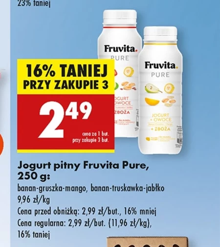 Jogurt pitny FruVita