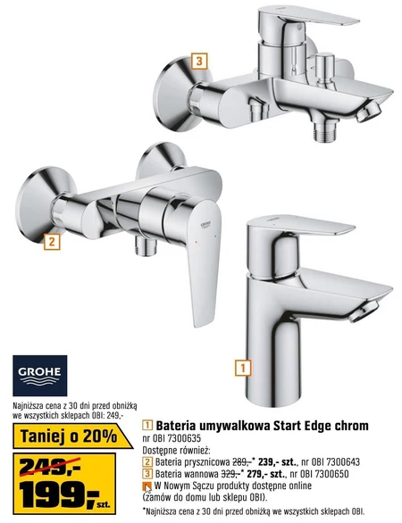 Bateria umywalkowa Grohe