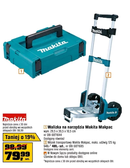 Wózek transportowy Makita