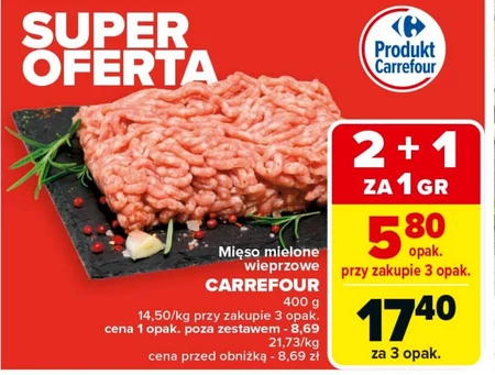 Mięso mielone Carrefour