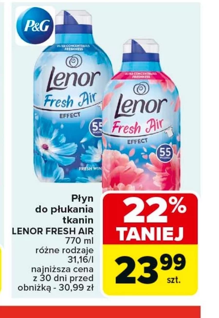 Płyn do płukania tkanin Lenor