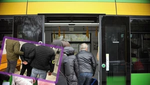 Zatrzymanie mężczyzny podejrzanego o uderzenie w twarz motorniczego tramwaju przy ul. Traugutta w Poznaniu