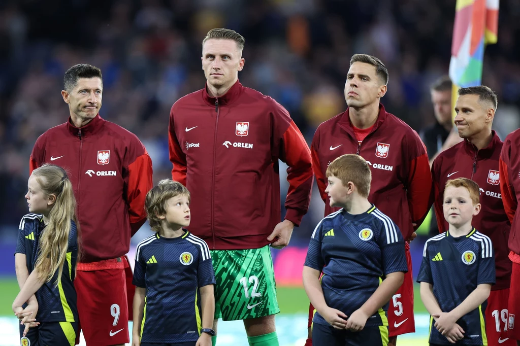 Robert Lewandowski, Marcin Bułka, Jan Bednarek i Przemysław Frankowski Robert Lewandowski, Marcin Bułka, Jan Bednarek i Przemysław Frankowski