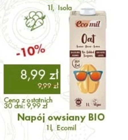 Napój owsiany Ecomil