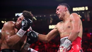 David Benavidez (z prawej) i David Morrell