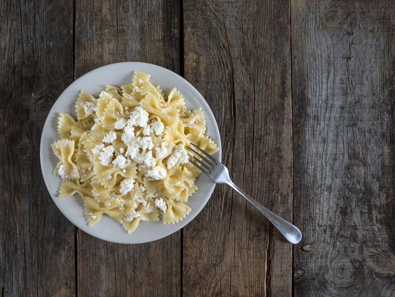 Makaron z twarogiem to pomysł na szybki obiad