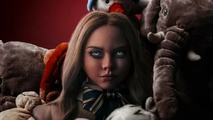 Grafika promująca film "M3GAN"