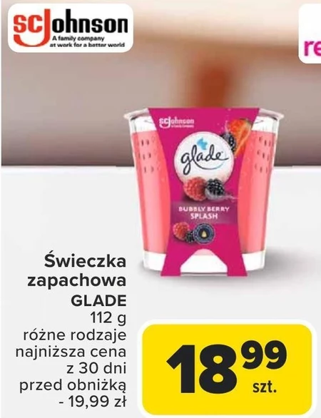 Świeczka zapachowa Glade