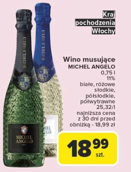 Wino musujące Michel Angelo