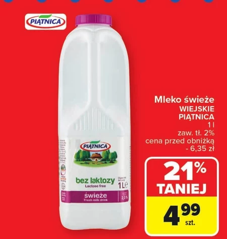 Mleko bez laktozy Piątnica