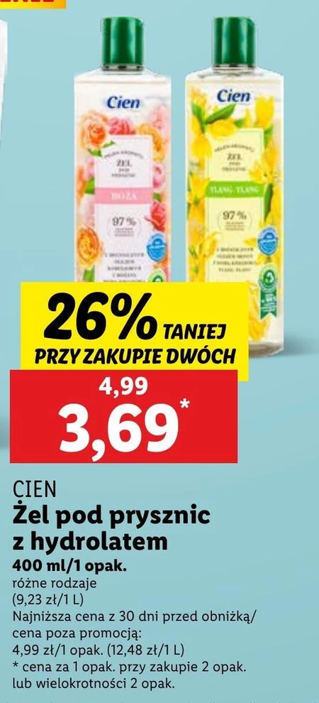 Żel pod prysznic Cien