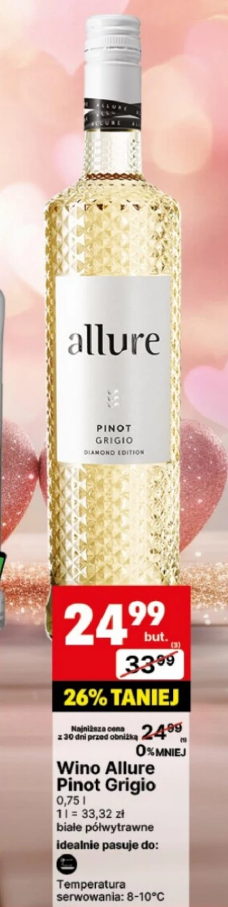 Wino półwytrawne Pinot Grigio