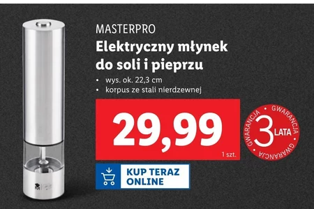 Młynek elektryczny Masterpro