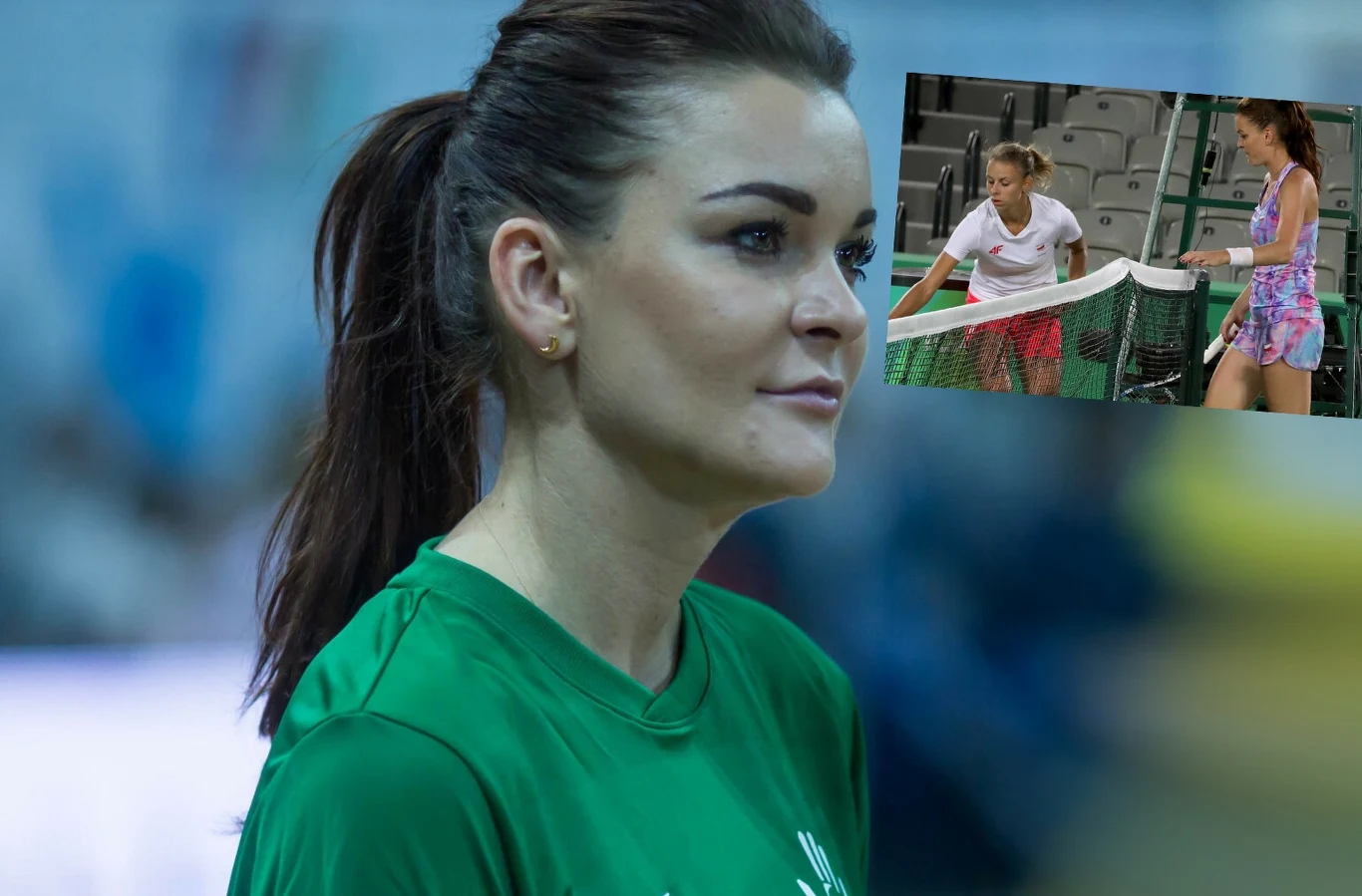 Agnieszka Radwańska i Magda Linette Agnieszka Radwańska i Magda Linette