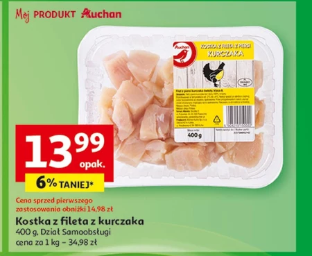 Kostka z fileta Auchan