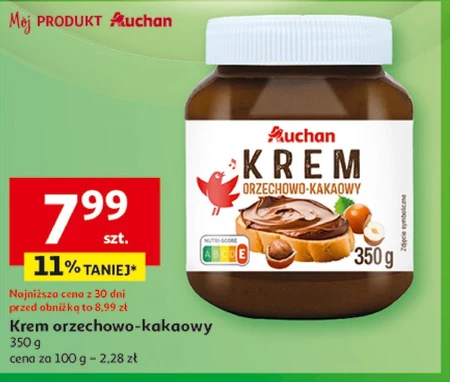 Krem orzechowy Auchan