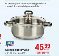 Garnek z pokrywką Aro