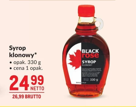 Black Rose Syrop klonowy 330 g