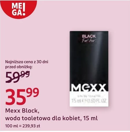 Mexx Black Woda toaletowa dla kobiet 30 ml