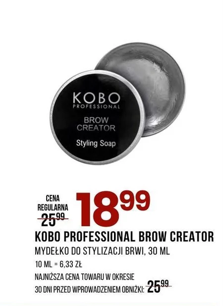 Mydełko do brwi Kobo Professional