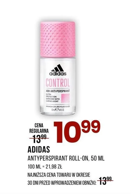Adidas Control Antyperspirant w kulce 50 ml