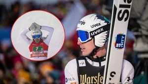 Timi Zajc podczas zawodów Pucharu Świata w Willingen