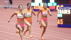 Ewa Swoboda w swoim rekordowym biegu w Ostrawie