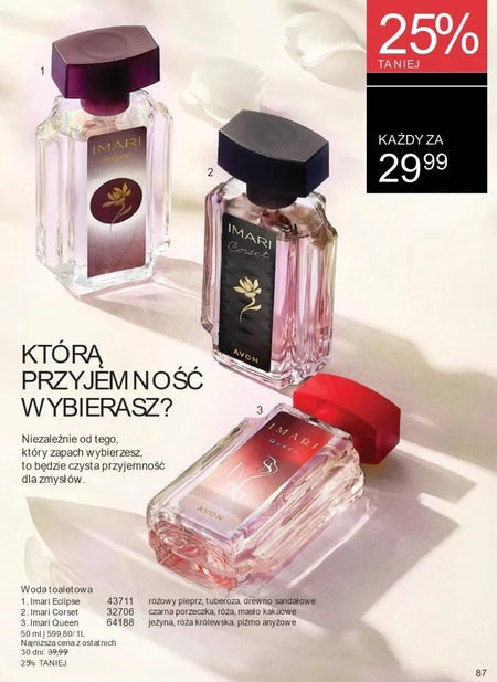 Woda toaletowa Avon