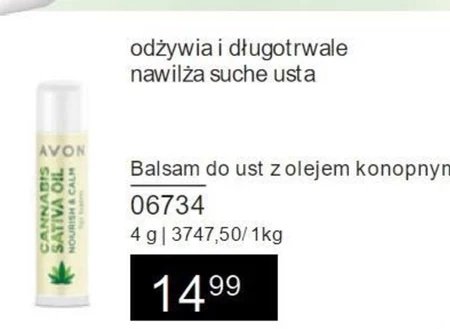 Balsam do ust Avon