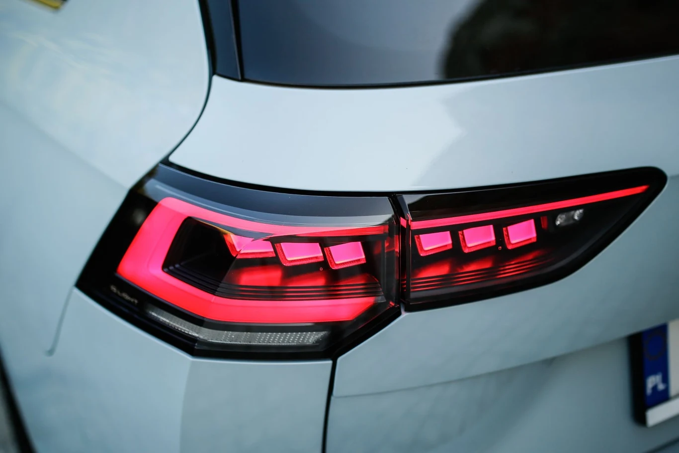 W ramach modernizacji Volkswagena Golfa m.in. zmieniono nieco opcjonalne tylne światła IQ.LIGHT 3D