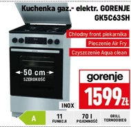 Газоелектрична плита Gorenje