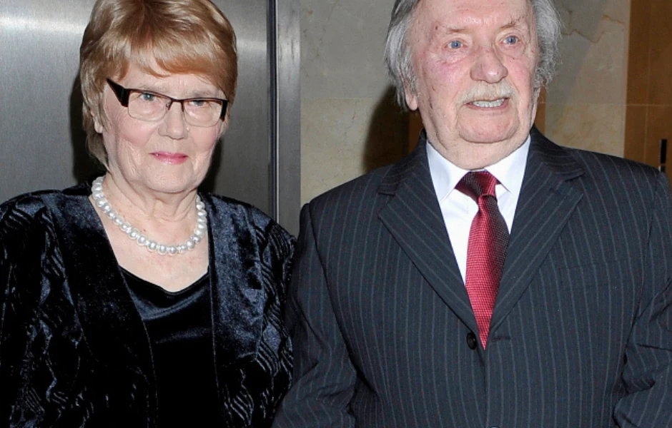 Wojciech Pokora z żoną Hanną