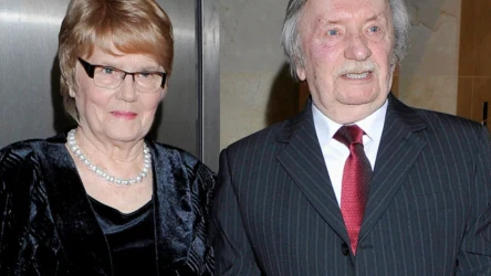 Wojciech Pokora z żoną Hanną