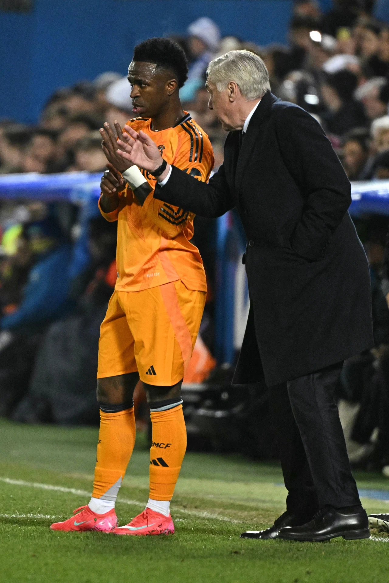 Trener Carlo Ancelotti wierzył, że losy spotkania odwróci Vinicius Junior 