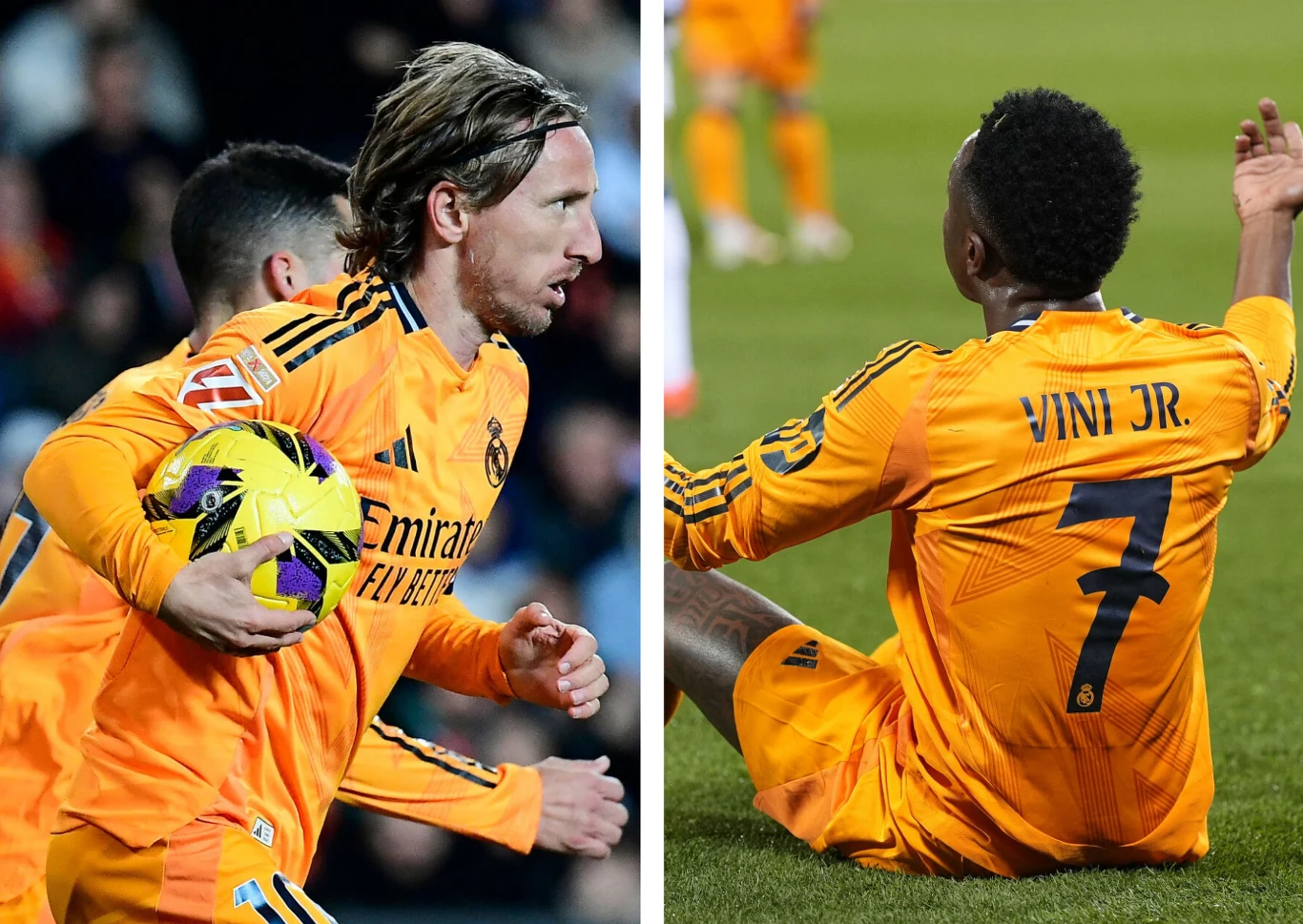 Luka Modrić i Vinicius Junior weszli w zażartą dyskusję podczas meczu Leganes - Real