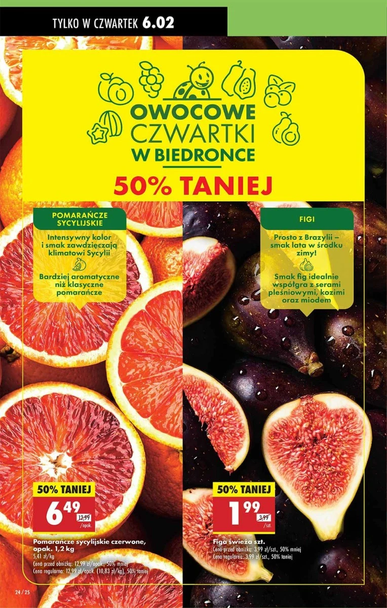 Owocowe czwartki w Biedronce Owocowe czwartki w Biedronce