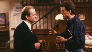 Kelsey Grammer i Ted Danson w serialu "Zdrówko"