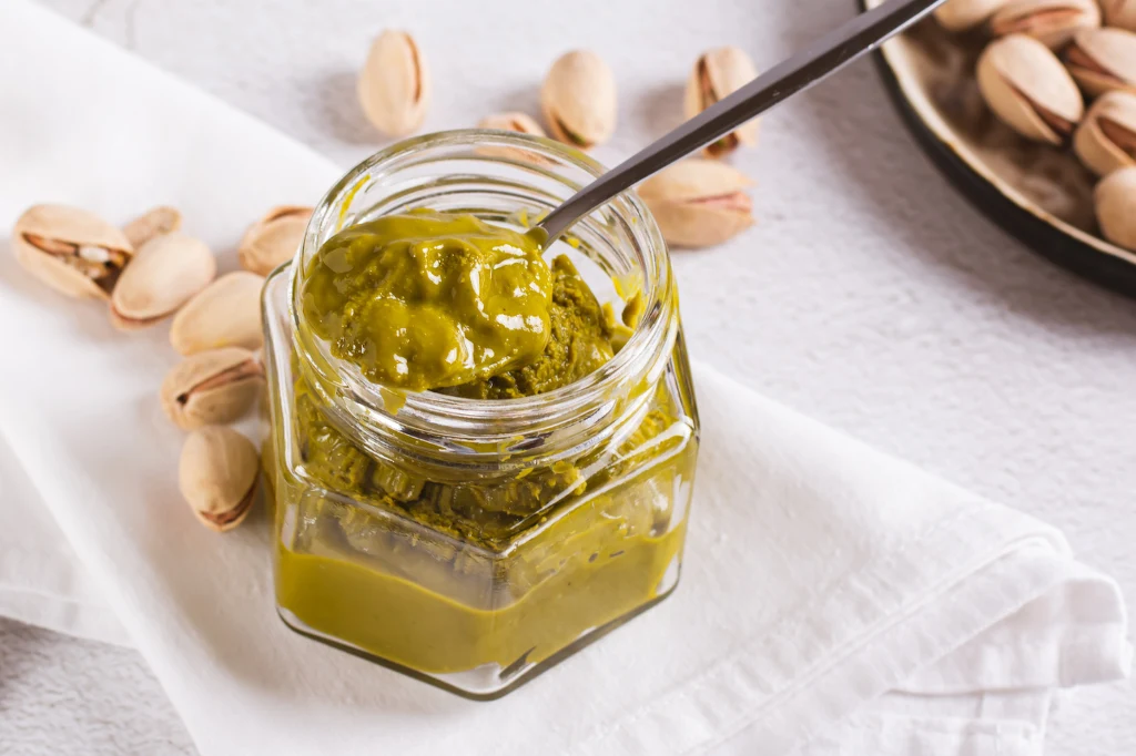 Najlepszym wyborem będą pistacje niełuskane, bez dodatku soli Najlepszym wyborem będą pistacje niełuskane, bez dodatku soli