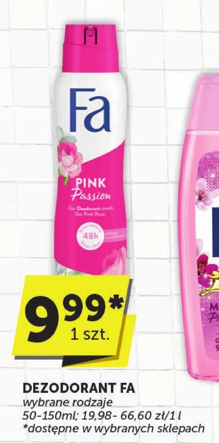 Fa Pink Passion 48 h Dezodorant w sprayu o zapachu różanym 150 ml