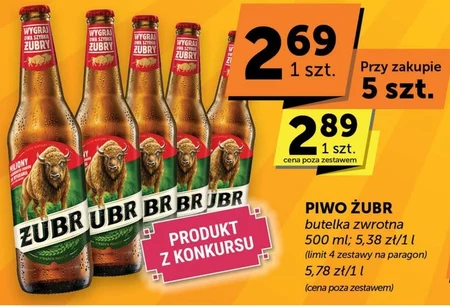 Żubr Piwo jasne 500 ml